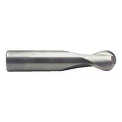 25mm Dia. - 100mm OAL - TiN CBD - Ball End SE EM - 2 FL - Apex Tool & Supply