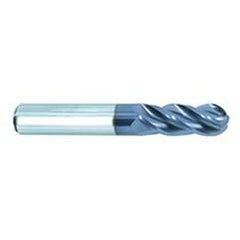 1/4" Dia. - 2-1/2"OAL - AlTiN CBD-Vari Helix-BE HP End Mill-4 FL - Apex Tool & Supply