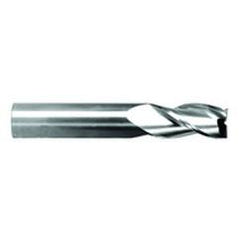 1/2" Dia. - 2" LOC - 4" OAL - .005 Radius 3 FL Carbide S/E HP End Mill-Uncoated - Apex Tool & Supply