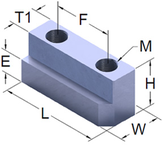 KW6JN Jaw Nut For 1.5mm Serrated Hard Jaw - Apex Tool & Supply