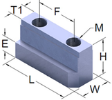 KW15KJN Jaw Nut For 1.5mm Serrated Hard Jaw - Apex Tool & Supply