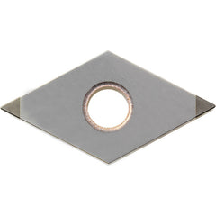 DNGA 431 MET KBN35M, 1/64″ Corner Radius, 3/16″ Thick, 1/2″ Inscribed Circle, MEGACOAT, Diamond, Turning Indexable Insert - Exact Industrial Supply