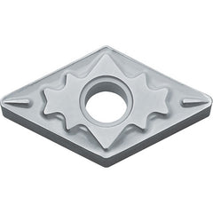 DNMG 431 HQ CA6525, 1/64″ Corner Radius, 3/16″ Thick, 1/2″ Inscribed Circle, TiCnulll2O3/TiN, Diamond, Turning Indexable Insert - Exact Industrial Supply
