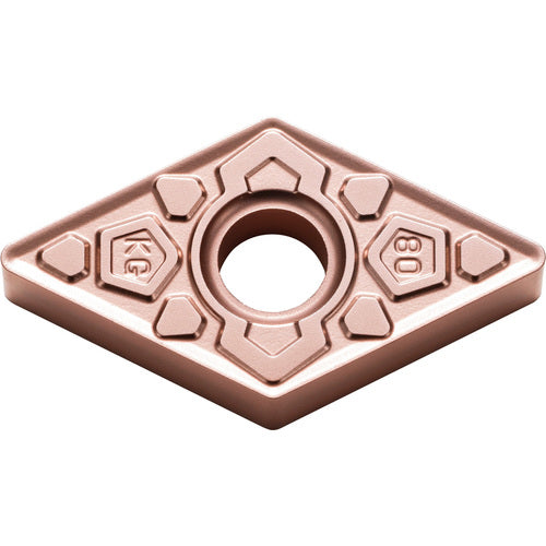 DNMG 431 KG CA310, 1/64″ Corner Radius, 3/16″ Thick, 1/2″ Inscribed Circle, TiCnulll2O3/Ti, Diamond, Turning Indexable Insert - Exact Industrial Supply