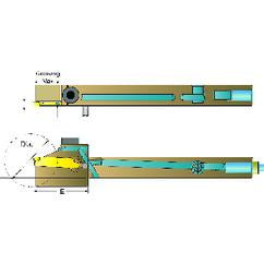ADDN-TFR-2020-K20-12 Right Hand Thru Coolant Toolholder for Swiss Machines - Apex Tool & Supply