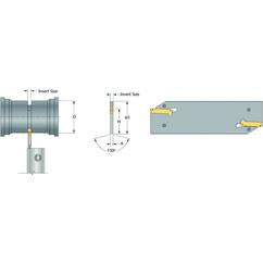 TWECOB-DNTF-26-30 Parting Off Blade - Apex Tool & Supply