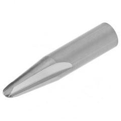 3/16" SH-2" OAL - 14°-Die Sinking Cutters-2 FL - Apex Tool & Supply