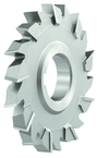 6 x 1 x 1-1/4 - Cobalt - Staggered Tooth Milling Cutter - 24T - TiAlN Coated - Apex Tool & Supply