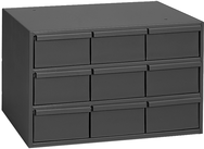 10-7/8 x 11-5/8 x 17-1/4'' (9 Compartments) - Steel Modular Parts Cabinet - Apex Tool & Supply