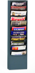 9-3/4 x 4-1/8 x 36'' - 11 Pocket Literature Rack - Apex Tool & Supply