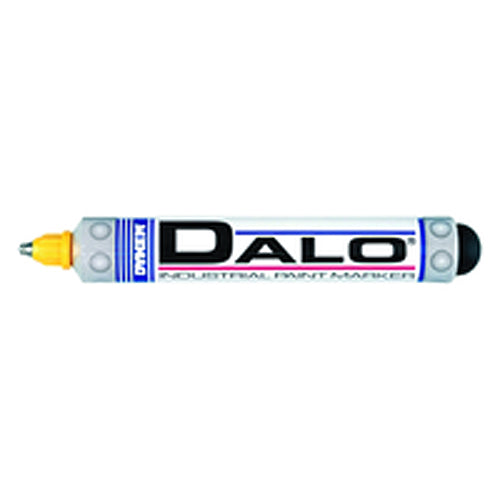 Dalo Medium Marker - Stainless Steel Ball Tip - Yellow - Apex Tool & Supply
