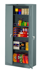 36"W x 24"D x 78"H Storage Cabinet w/4 Adj. Shelves, Levelers, a Lovered Back Panel - Welded Set Up - Apex Tool & Supply