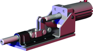 Staight Action Pneumatic Clamp- 2500 lbs Holding Capacity - Apex Tool & Supply