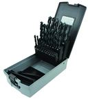 25 Pc. 1mm - 13mm by .5mm HSS Surface Treated Jobber Drill Set - Apex Tool & Supply
