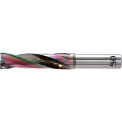 14.4 mm Dia. × 12 mm Shank × 64 mm Flute Length × 110 mm OAL, 2xD, EgiAs, 2 Flute, No, Solid Carbide Drill