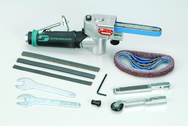#15006 - 1/2 x 12'' Belt Size - Mini Dynafile Air Abrasive Belt Machine Kit - Apex Tool & Supply