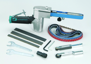 #40321 - 3/4 x 18'' Belt Size - Dynafile II Air Powered Belt Grinder - Apex Tool & Supply