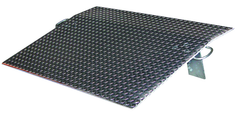 Aluminum Dockplates - #E4848 - 2600 lb Load Capacity - Not for use with fork trucks - Apex Tool & Supply