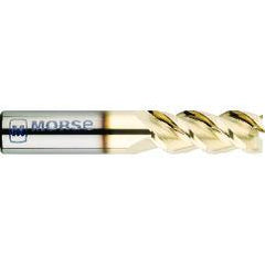 1/4" Dia. - 2-1/2" OAL - Ball Nose-Solid Carbide - ZrN-Ball Nose End Mill-2 FL - Apex Tool & Supply