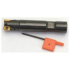 1" Dia. - 1" Shank 4-1/2" OAL  90 Degree Indexable End Mill - Uses APKT 1003 Inserts - Apex Tool & Supply