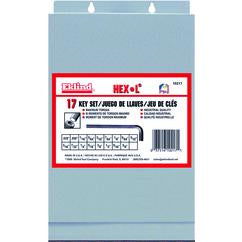 17PC INCH HEX-L KEY SET - Apex Tool & Supply