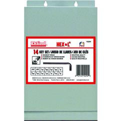 14PC HEX-L KEY SET - Apex Tool & Supply