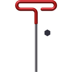 5/16″ T-Handle-9″ Arm Length - Hex Driver with Cushion Grip - Apex Tool & Supply