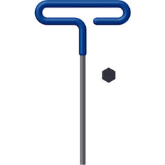 8.0 mm T-Handle-9″ Arm Length - Hex Driver with Cushion Grip - Apex Tool & Supply