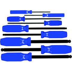 9PC BALL HEX SCREWDRIVER SET METRIC - Apex Tool & Supply