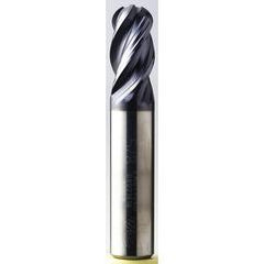 1/4 X 1/4 X 1/2 X 2-1/2 V7 Mill Inox 4Fl Reg Ball CBD EM - - Apex Tool & Supply