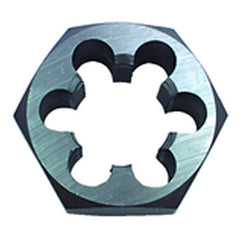 ‎9/16-18 / Carbon Steel Right Hand Hexagon Die - Apex Tool & Supply