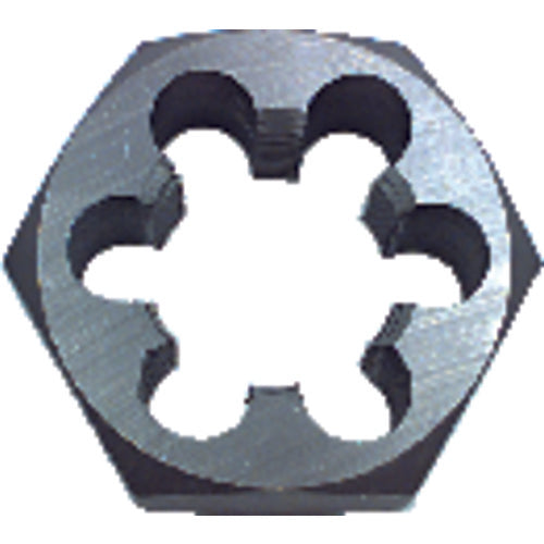 ‎9/16-18 NF / Carbon Steel Std Thread Hexagon Die - Apex Tool & Supply