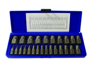 25 Piece Hex Head Multi-Spline Extractor Set - Apex Tool & Supply