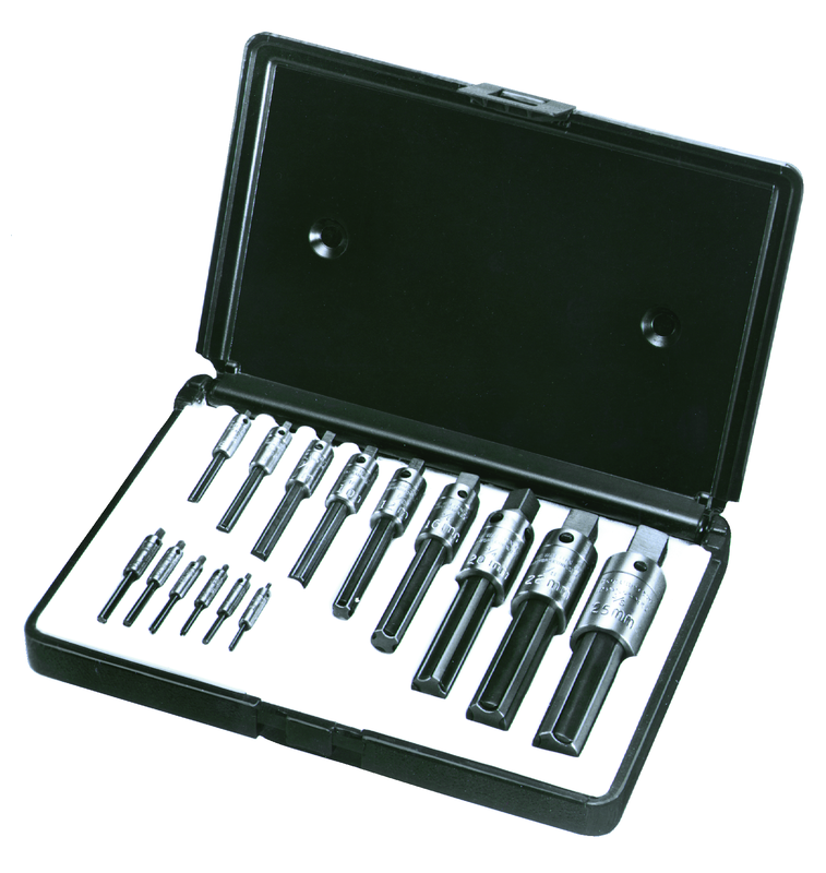 #4 thru 1" - 15 pc HSS Tap Extractor Set - Apex Tool & Supply