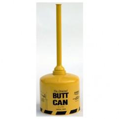 5 GAL CIGARETTE DISPOSAL CAN YELLOW - Apex Tool & Supply