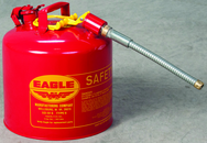 #U251S; 5 Gallon Capacity - Type II Safety Can - Apex Tool & Supply