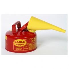 1 GAL TYPE I SAFETY CAN W/FUNNEL - Apex Tool & Supply