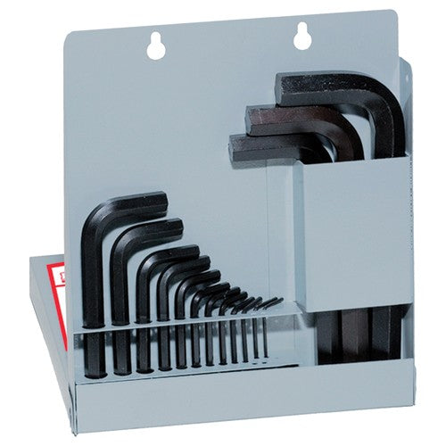 0.028″ - 5/8″ Metal Box Hex L-key Set - Apex Tool & Supply