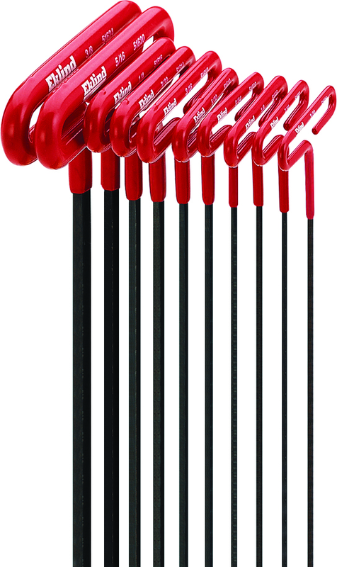 3/32"-3/8" 10 Pc 9" Cushion Grip T Set - Apex Tool & Supply