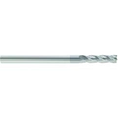 7/16 Dia. x 6 Overall Length 4-Flute Square End Solid Carbide SE End Mill-Round Shank-Center Cut-TiAlN - Apex Tool & Supply
