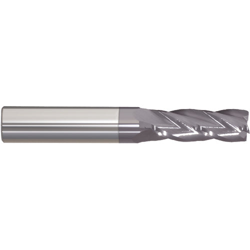 9/64″ Dia. × 3/16″ Shank × 9/16″ DOC × 2″ OAL Carbide AlTiN 4 Flute End Mill Series/List #5943T - Exact Industrial Supply