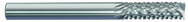 1/2 x 1 x 1/2 x 3 Solid Carbide Router - End Mill Style - Apex Tool & Supply