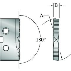 23/32 1 T-A FB DRILL INSERT - Apex Tool & Supply