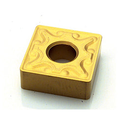 SNMG 432 F41 PT1115, 0.032'Ä≥ Corner Radius, 0.187'Ä≥ Thick, 1/2'Ä≥ Inscribed Circle, TiN|TiCN|Al2O3|TiN, Square, Turning Indexable Insert - Apex Tool & Supply