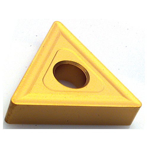 TNMG 331 M46 PT425, 0.016'Ä≥ Corner Radius, 0.187'Ä≥ Thick, 3/8'Ä≥ Inscribed Circle, TiN|TiCN|Al2O3|TiN, Triangle, Turning Indexable Insert - Apex Tool & Supply