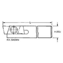 THE758R - 5/8 x 5/8" SH - Mini Groove Toolholder - Apex Tool & Supply