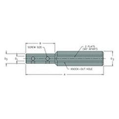 BBS-156/1250 - 5/32" Sleeve - 1-1/4" Shank - Steel Boring Bar Sleeve - Apex Tool & Supply