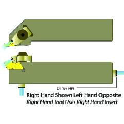 ANSR203D - Coolant Thru- RH - Threading Toolholder Use Insert NG-3R - Apex Tool & Supply