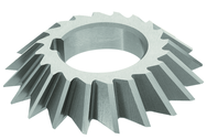 5 x 3/4 x 1-1/4 - HSS - 45 Degree - Left Hand Single Angle Milling Cutter - 24T - TiN Coated - Apex Tool & Supply