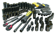 STANLEY® FATMAX® 1/4" & 3/8" Drive 141 Piece Matte Black Chrome Mechanic's Tool Set - Apex Tool & Supply